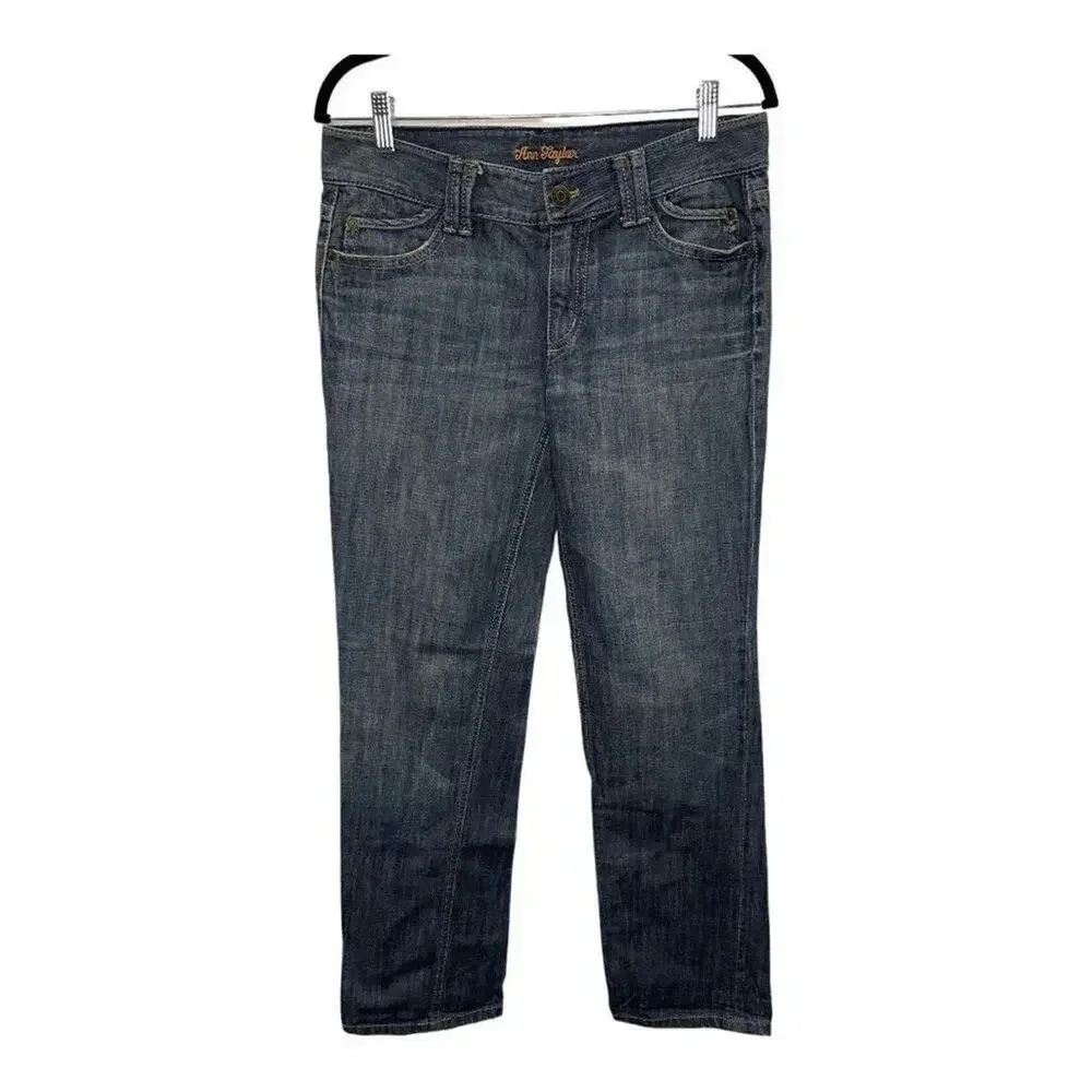 Ann Taylor Size 6 Modern Fit Lindsay Waist Medium Wash Jeans